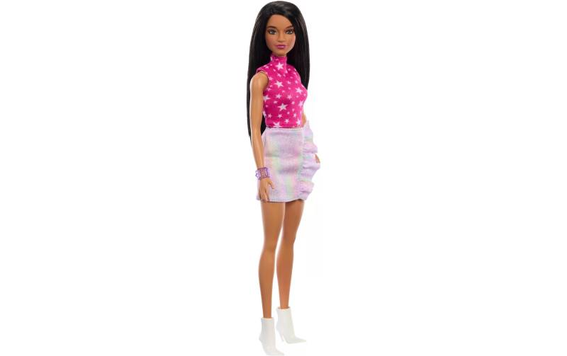 Barbie Anziehpuppe »Barbie Fashionista Rock Pink and Metallic« von Barbie