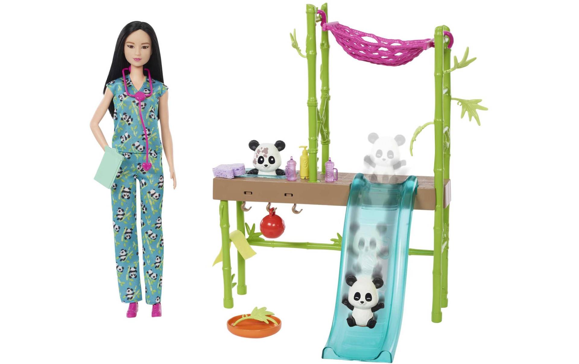 Barbie Anziehpuppe »Barbie Panda Pflegestation Spielset« von Barbie