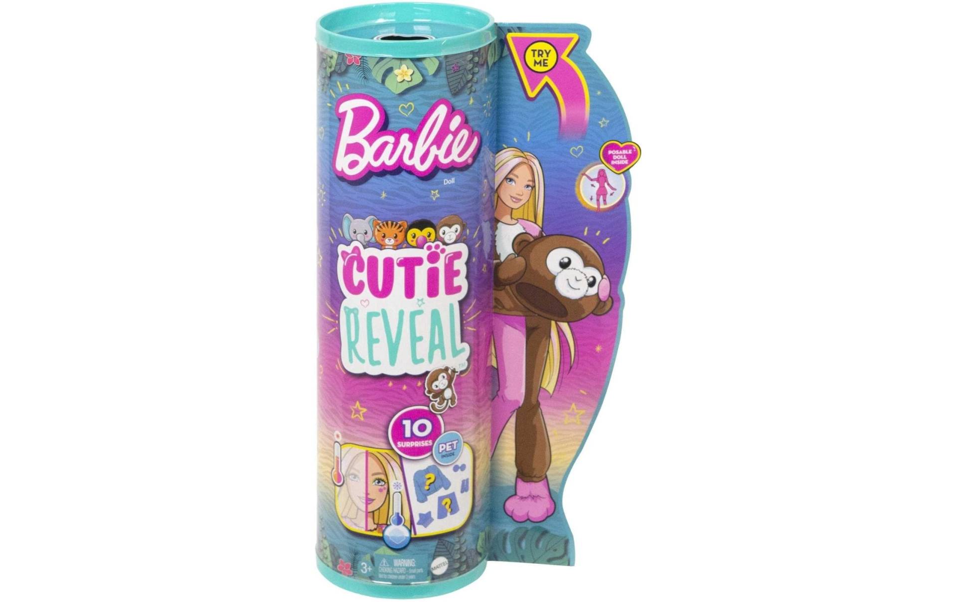 Barbie Anziehpuppe »Cutie Reveal Barbie Jungle Series Monkey« Barbie Anziehpuppe »Cutie Reveal Barbie Jungle Series Monkey« von Barbie