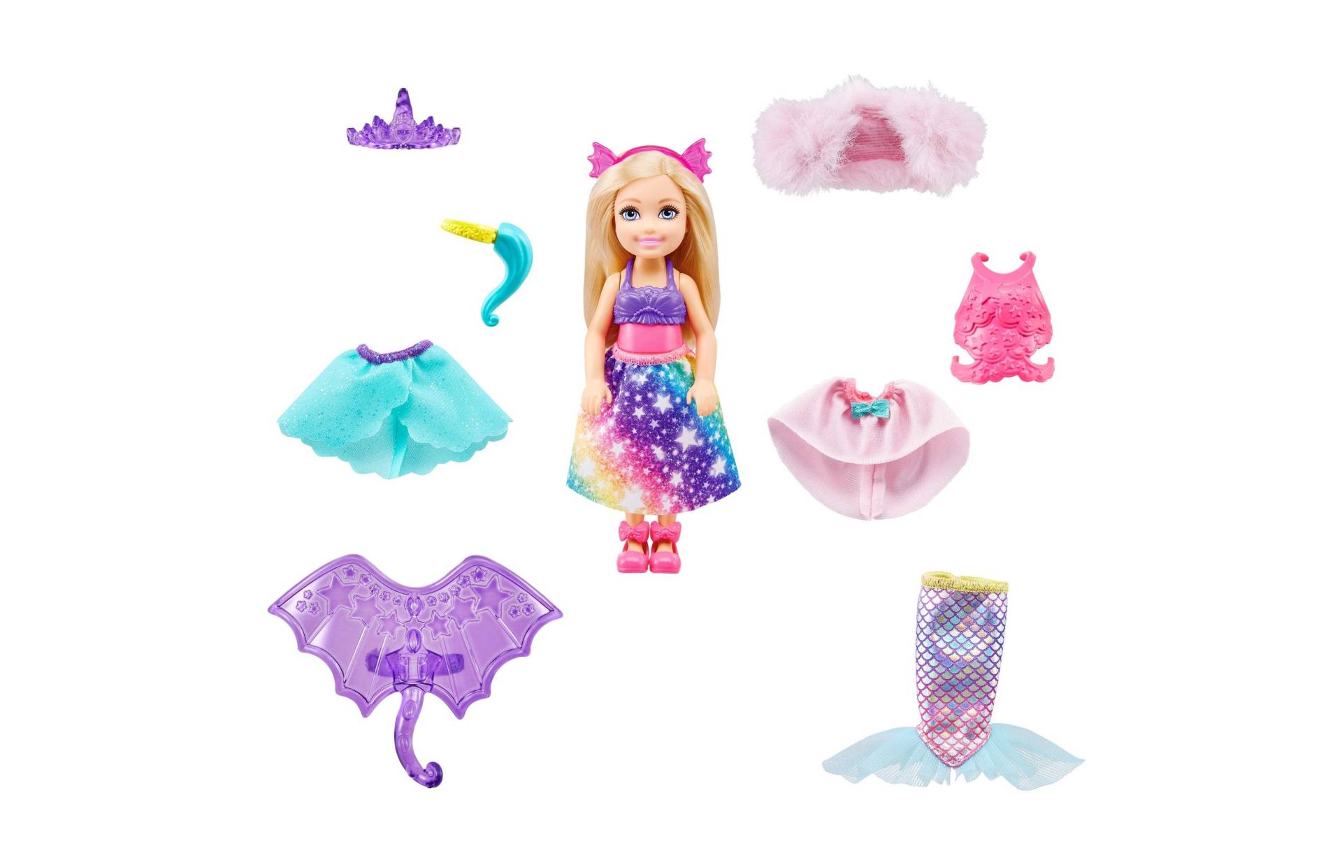 Barbie Anziehpuppe »Dreamtopia Chelsea Mee«, Puppenreihe Familie & Freunde von Barbie