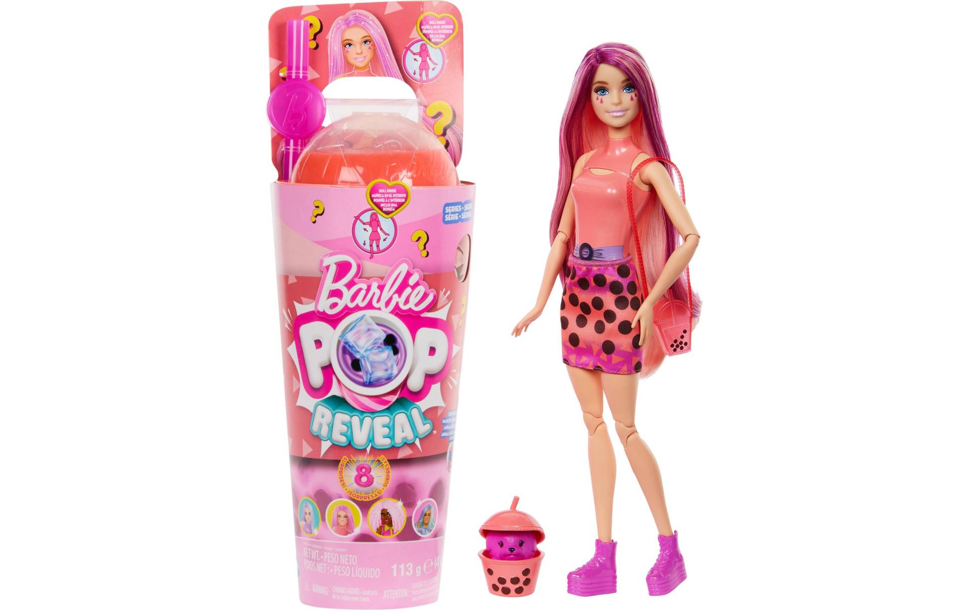 Barbie Anziehpuppe »Pop! Reveal Bubble Tea Mango assortiert« von Barbie