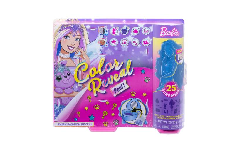 Barbie Anziehpuppe »Reveal Puppe & Haustie«, Puppenreihe Color Reveal von Barbie