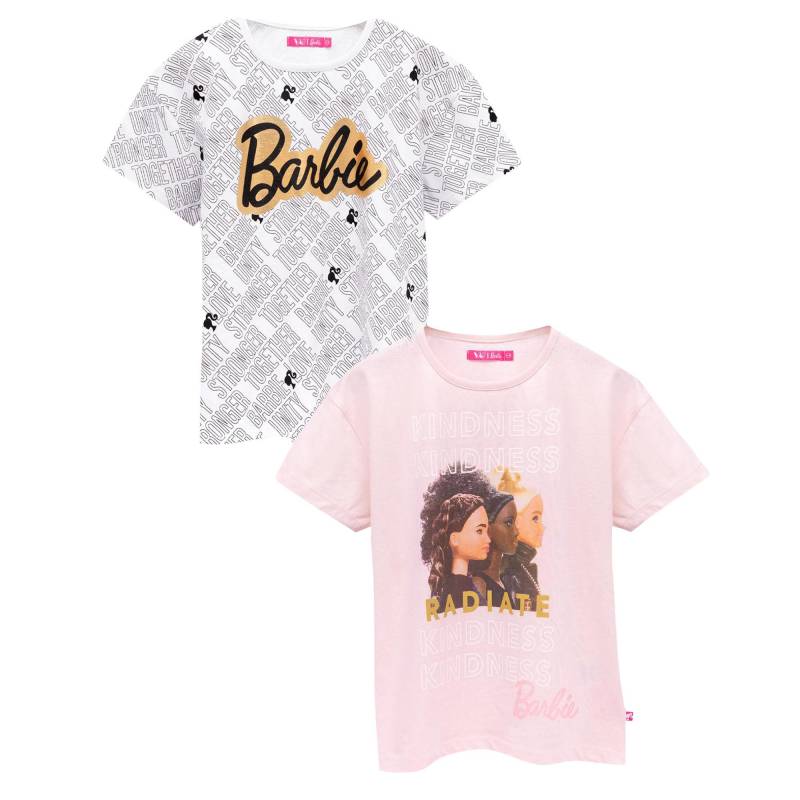 Kindness Stronger Together Unity And Love Tshirt Set (2erpack) Mädchen Weiss 116 von Barbie