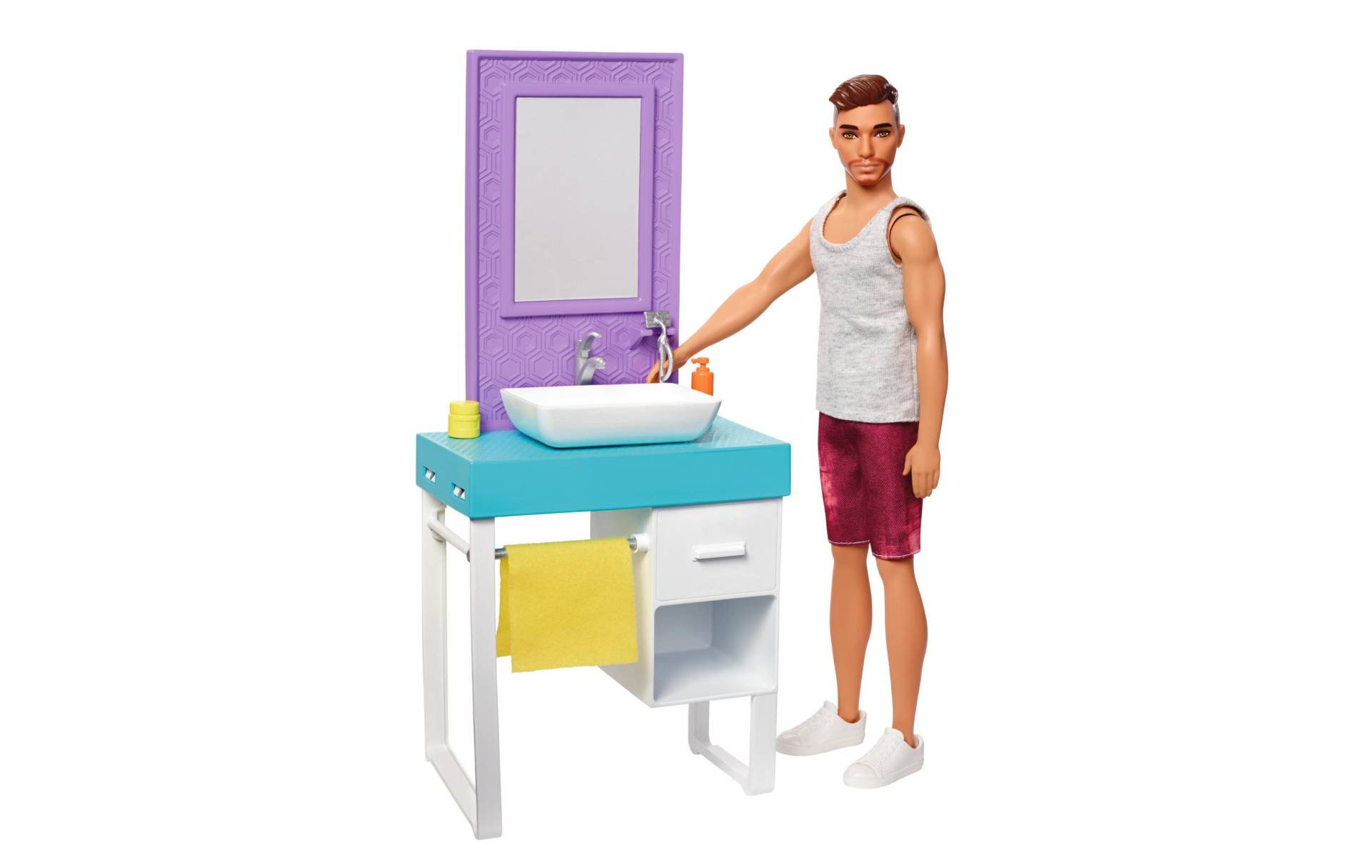 Barbie Puppen Accessoires-Set »Badezimmer mit Ken« von Barbie
