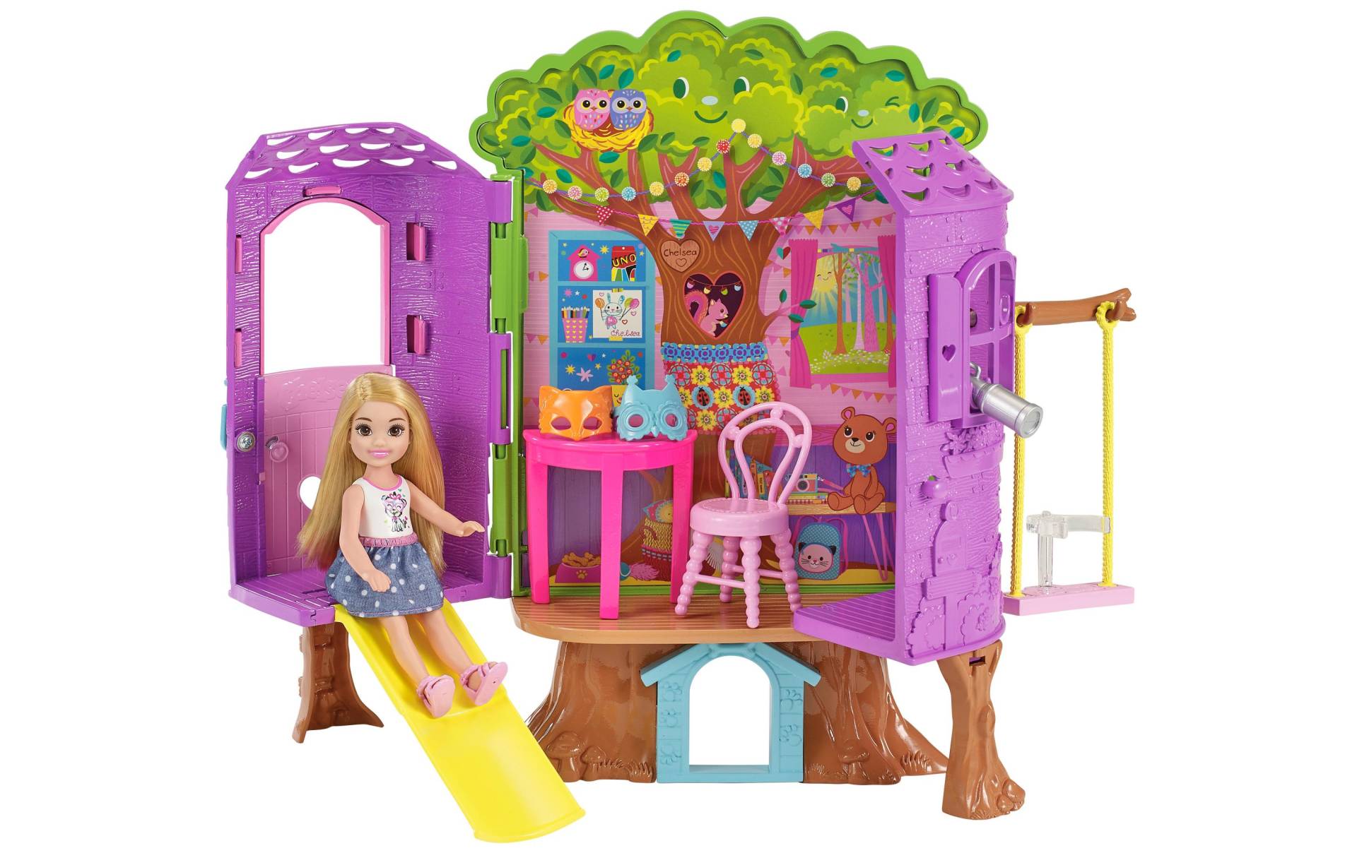 Barbie Puppen Spielcenter »Chelsea Baumhaus Spielset« von Barbie