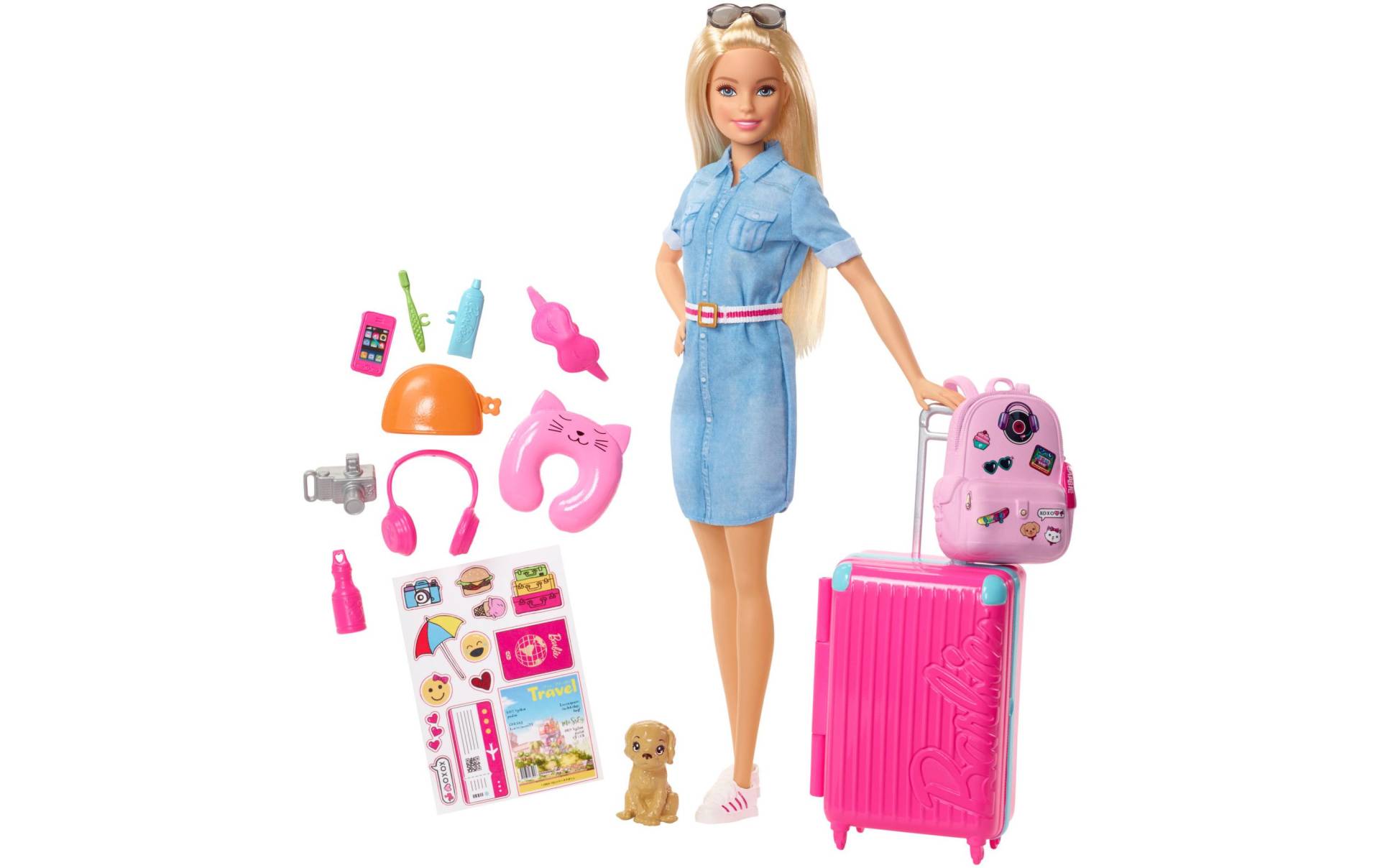 Barbie Spielfigur »Travel Barbie mit Zubehör« von Barbie