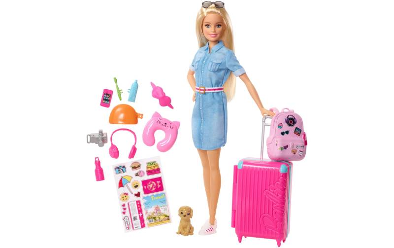 Barbie Spielfigur »Travel Barbie mit Zubehör« von Barbie