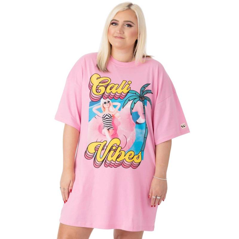 Cali Vibes Tshirtkleid Damen Pink L von Barbie