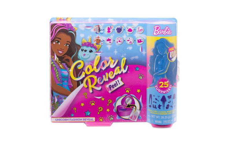 Barbie Spielfigur »Color Reveal Puppe & Haustier Fantasy Fashion Einhorn« von Barbie