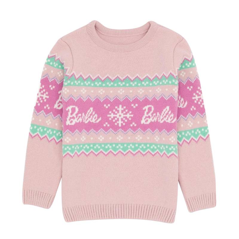 Pullover Mädchen Pink 128 von Barbie