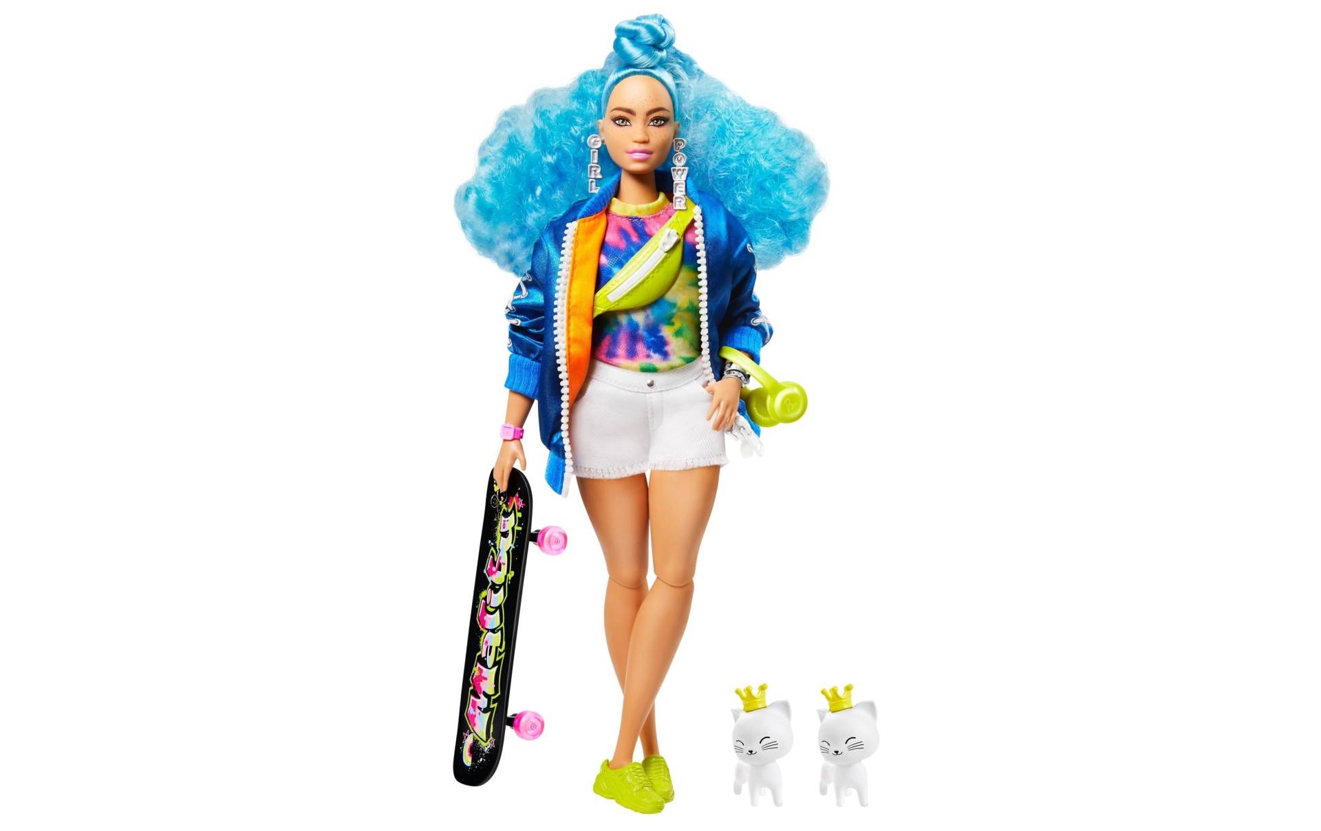 Barbie Spielfigur »Extra mit blauen Haaren und Skateboard« von Barbie