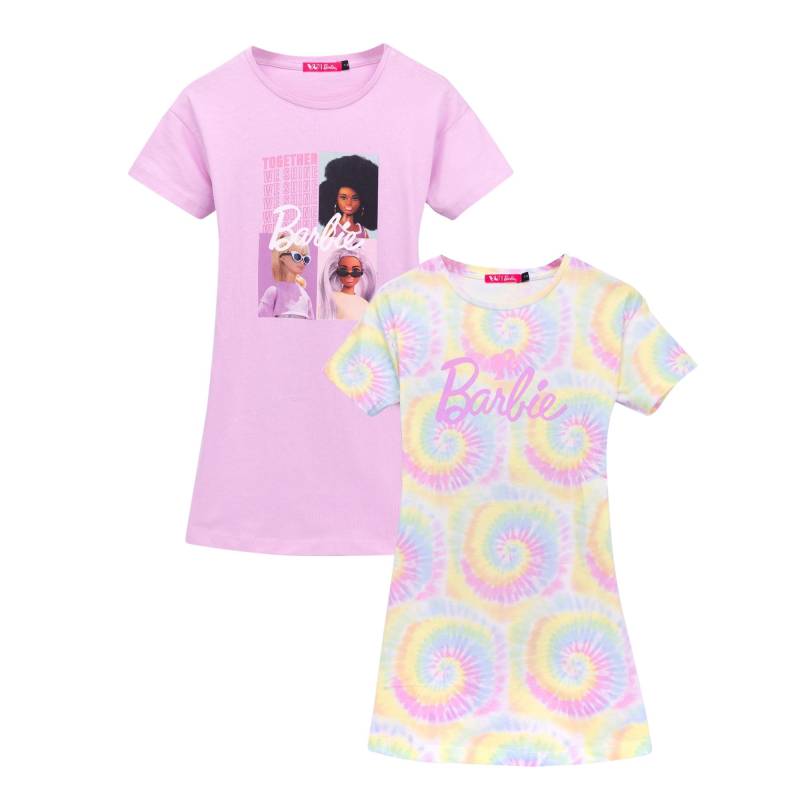 Tshirtkleid Rückenausschnitt (2erpack) Mädchen Multicolor 116 von Barbie