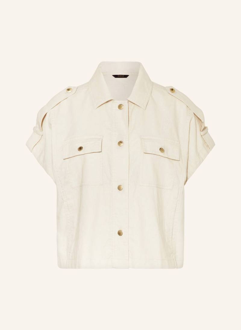 Barbour International Blusentop Priya Mit Leinen beige von Barbour International