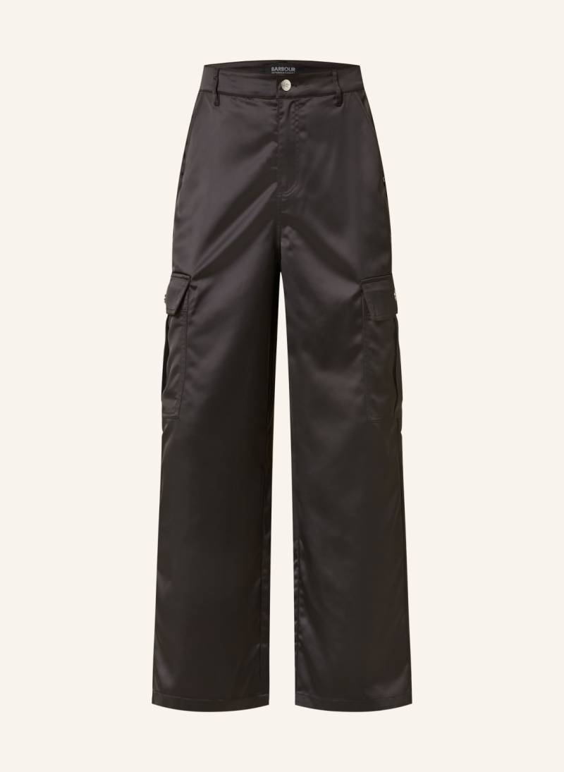 Barbour International Cargohose Kaylee Aus Satin schwarz von Barbour International