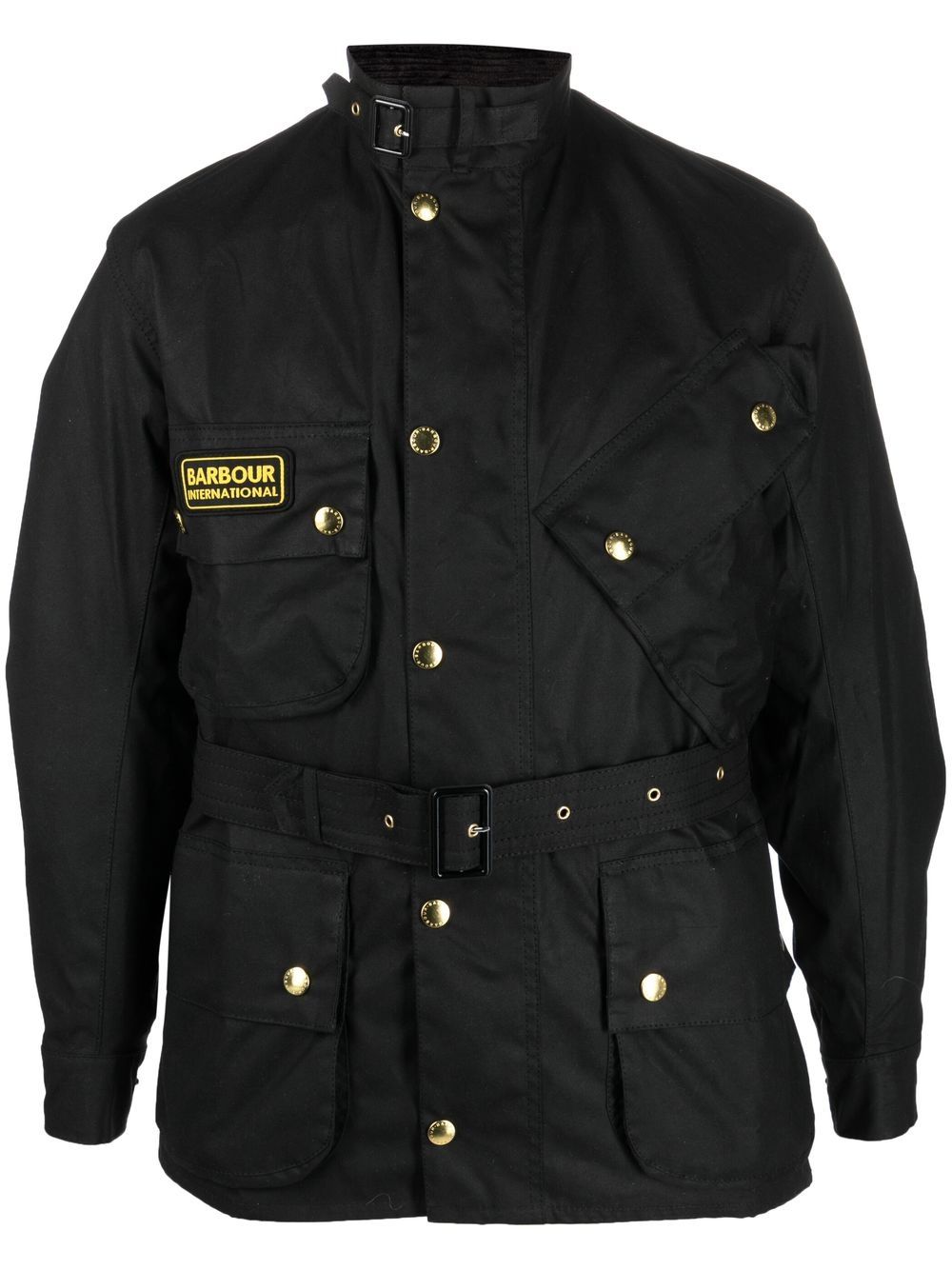 Barbour International Original single-breasted coat - Black von Barbour