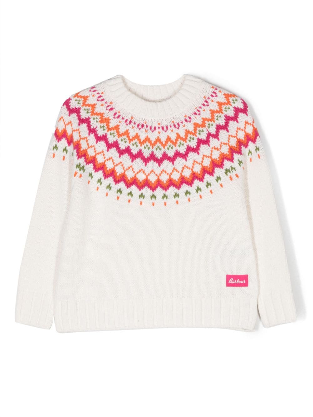 Barbour Kids Harper fair-isle jumper - Neutrals von Barbour Kids