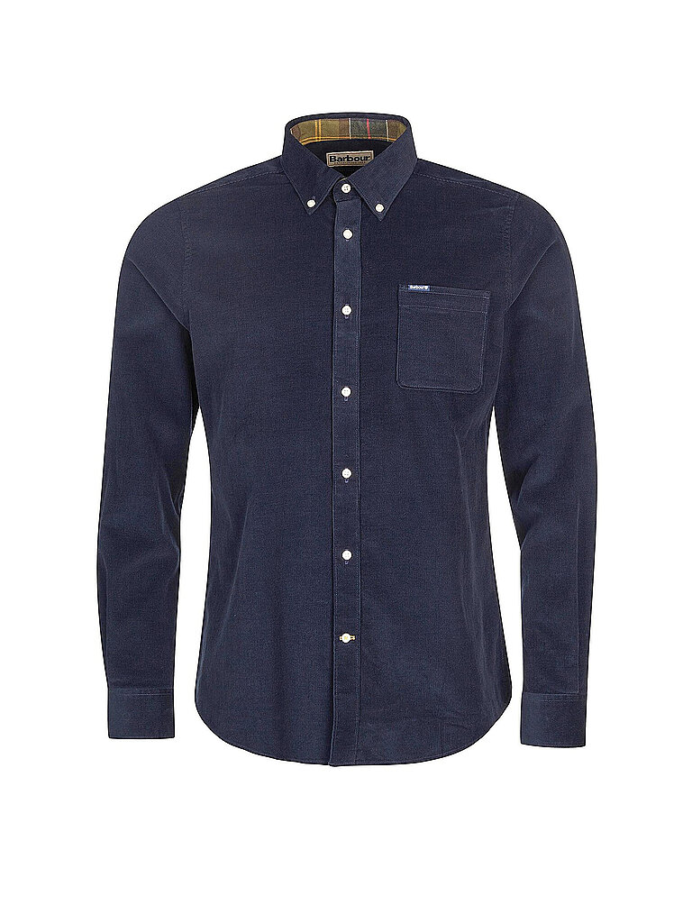 BARBOUR Cordhemd RAMSEY dunkelblau | XXL von Barbour