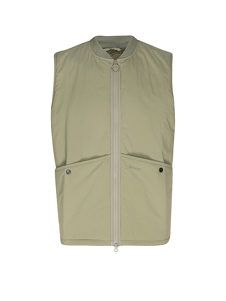 BARBOUR Gilet RE-ENGINGERED LIDESDALE olive | L von Barbour