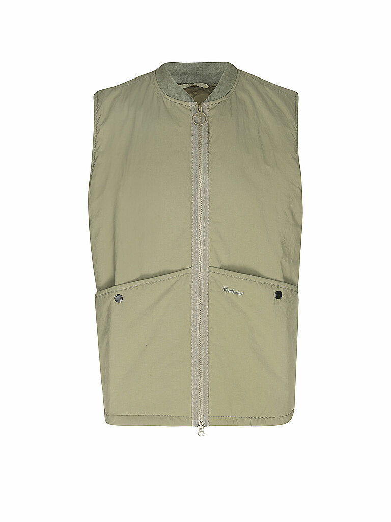 BARBOUR Gilet RE-ENGINGERED LIDESDALE olive | M von Barbour