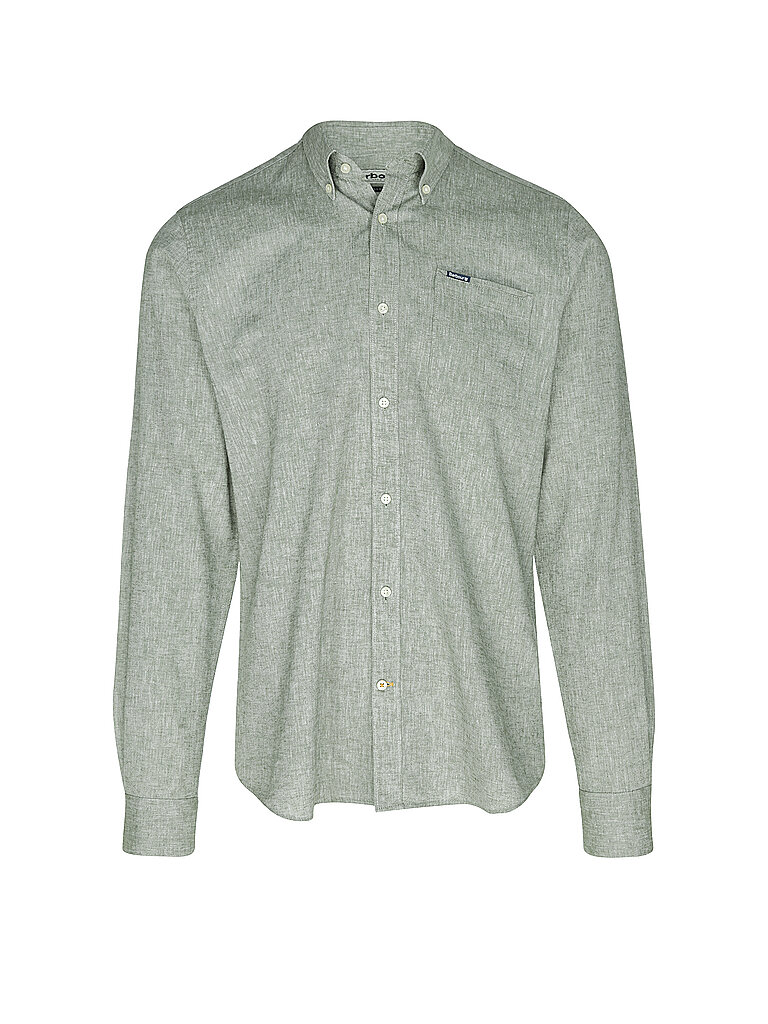 BARBOUR Hemd NELSON olive | L von Barbour