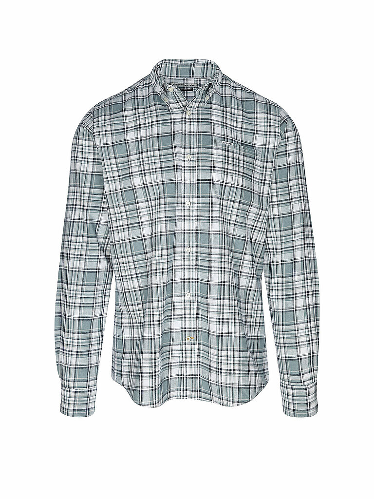 BARBOUR Hemd Regular Fit  blau | L von Barbour