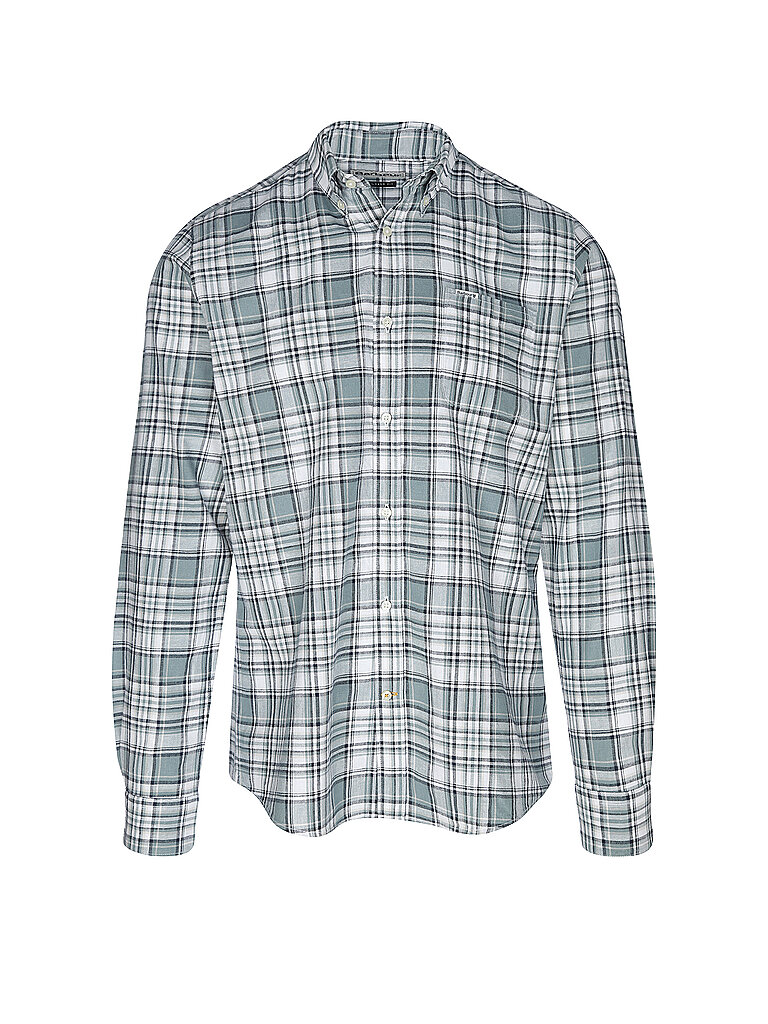 BARBOUR Hemd Regular Fit  blau | L von Barbour