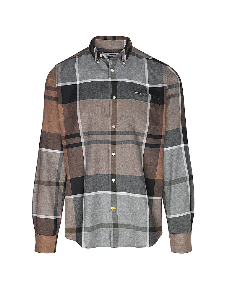 BARBOUR Hemd Tailored Fit  braun | L von Barbour