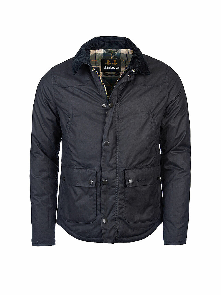 BARBOUR Jacke REELIN WAX dunkelblau | L von Barbour