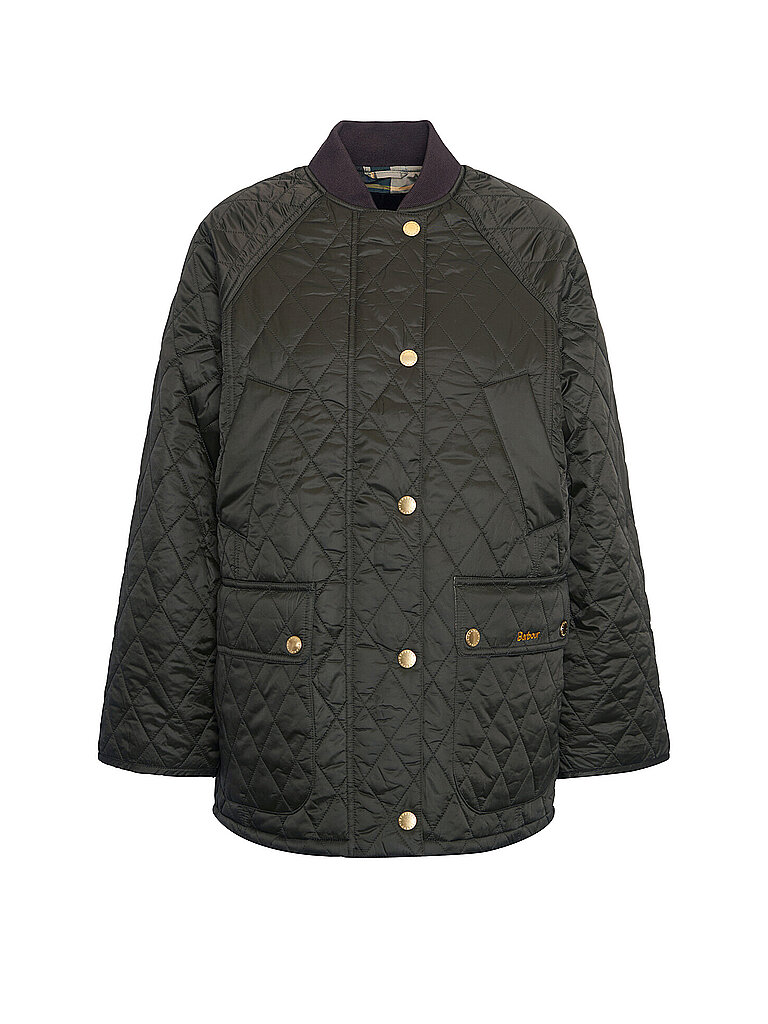 BARBOUR Leichtsteppjacke SPORT BEADNELL QUILT olive | 40 von Barbour