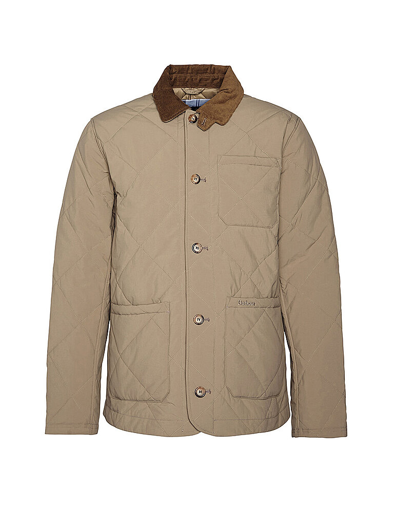 BARBOUR Overshirt - Jacke CORBY beige | L von Barbour