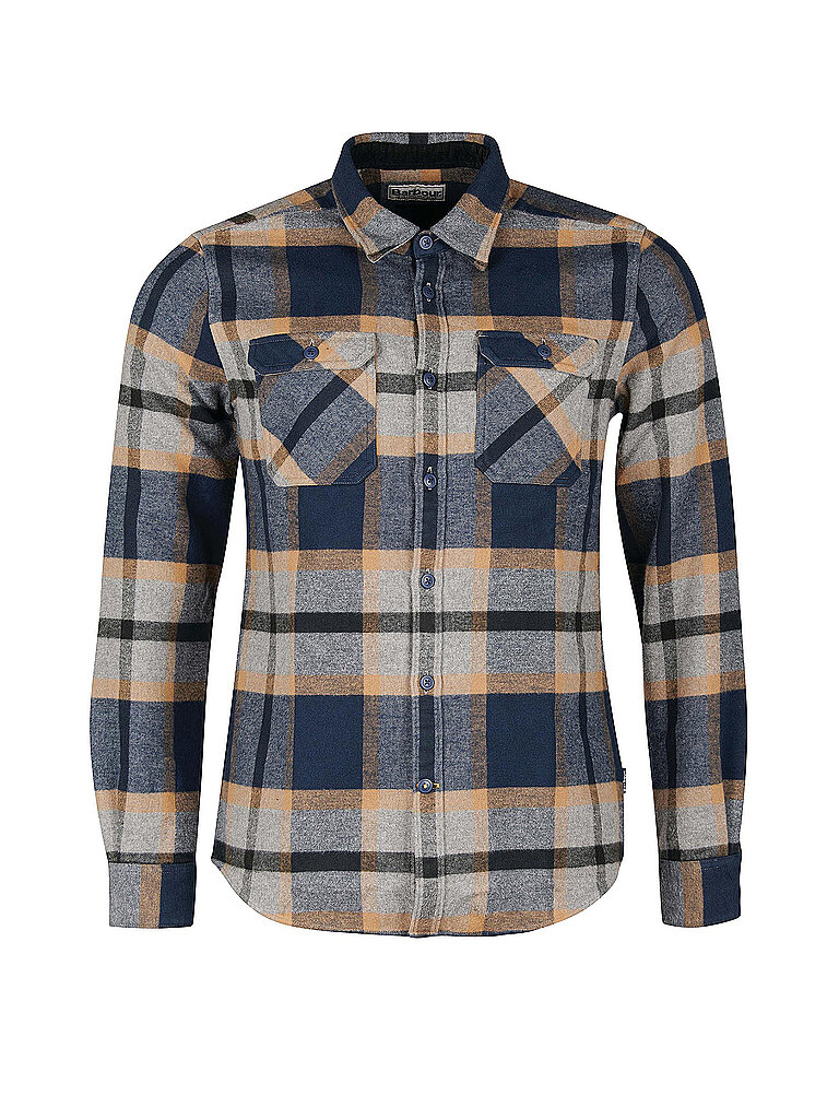 BARBOUR Overshirt  grau | L von Barbour