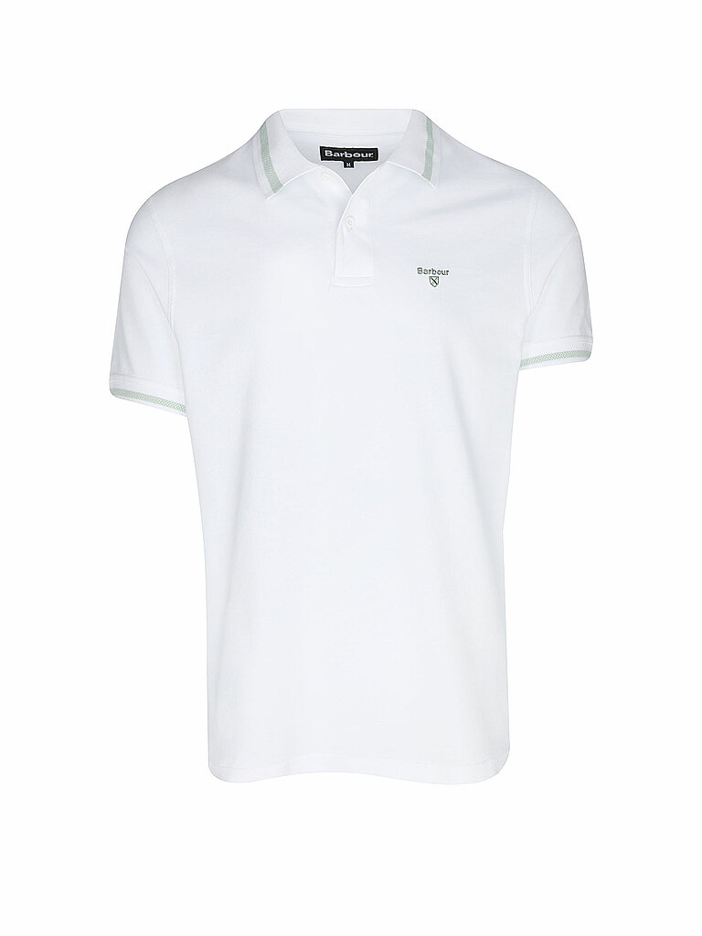 BARBOUR Poloshirt FERRYBRIDGE weiss | L von Barbour