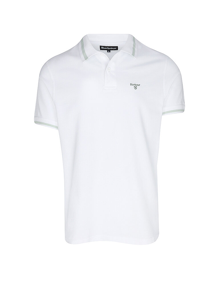 BARBOUR Poloshirt FERRYBRIDGE weiss | M von Barbour