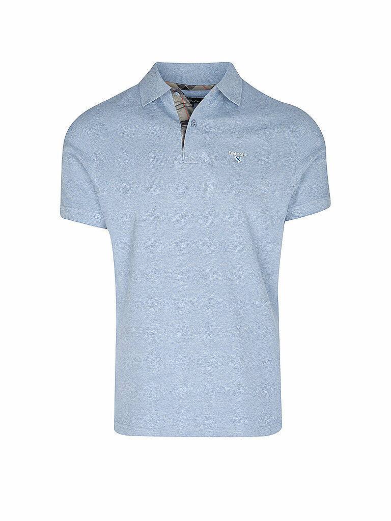 BARBOUR Poloshirt Regular Fit blau | L von Barbour