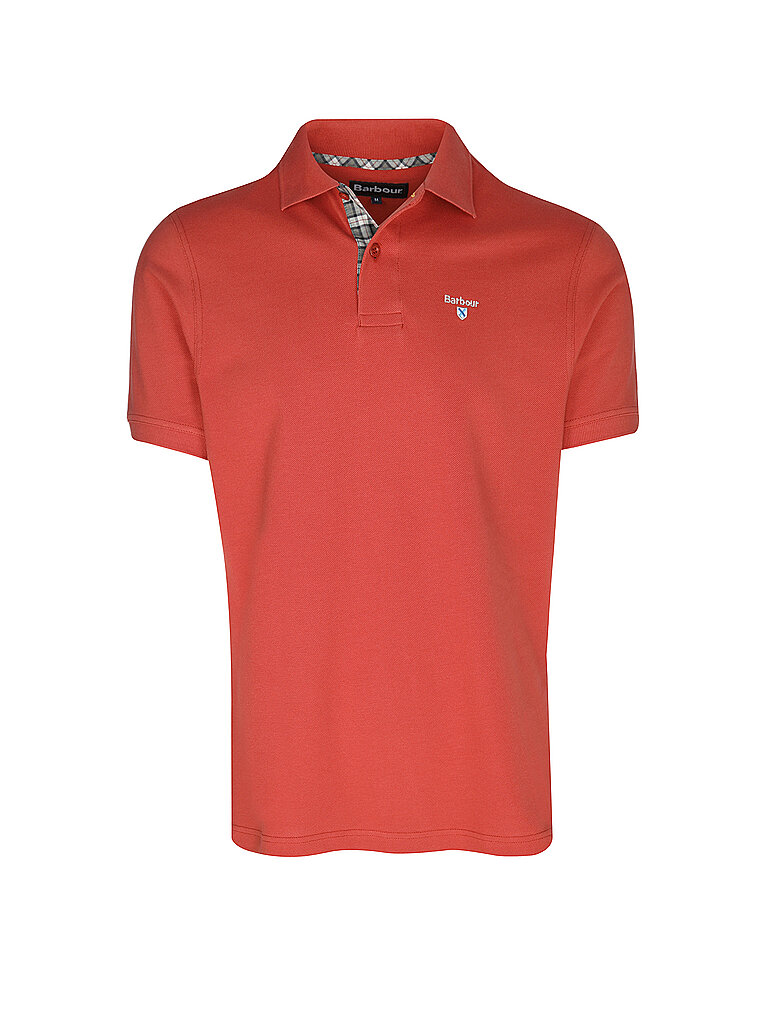 BARBOUR Poloshirt Regular Fit rot | L von Barbour