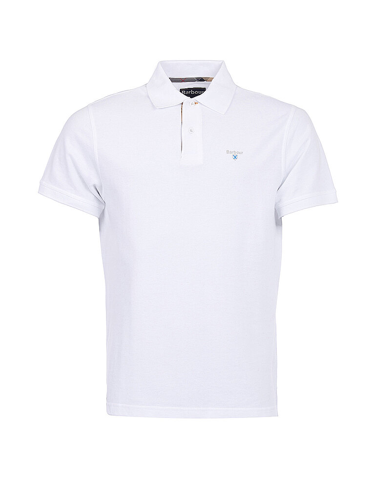 BARBOUR Poloshirt Regular Fit weiss | L von Barbour