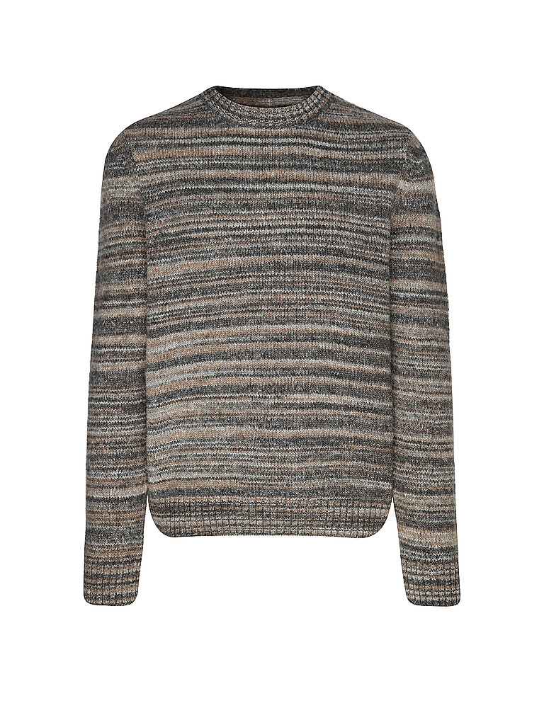 BARBOUR Pullover PATELEY STRIPED grau | M von Barbour