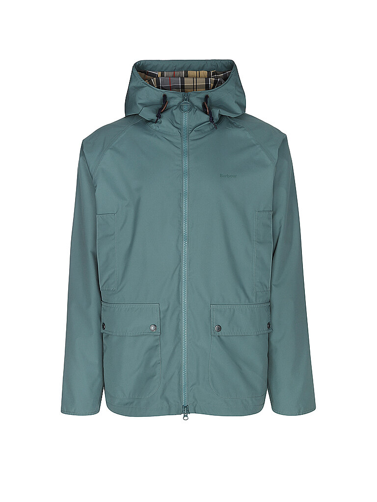 BARBOUR Regenjacke DOMO WATERPROOF grün | L von Barbour