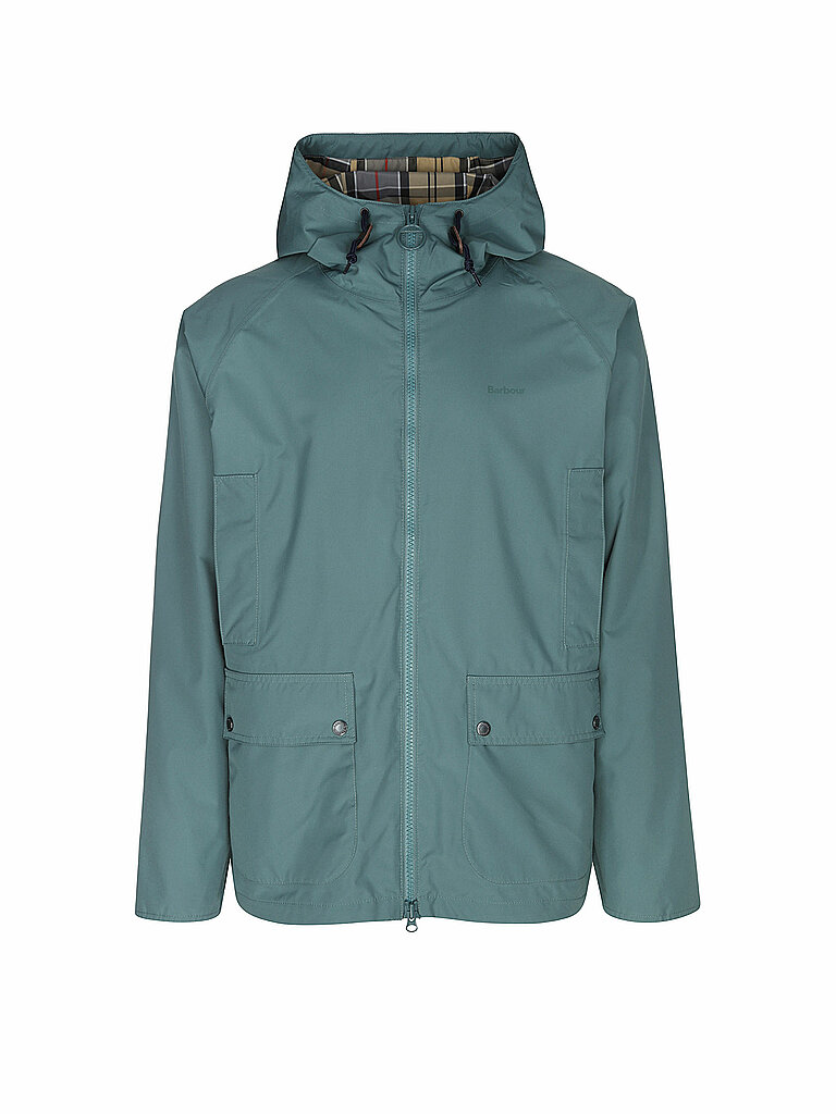 BARBOUR Regenjacke DOMO WATERPROOF grün | M von Barbour