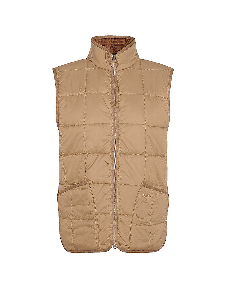 BARBOUR Steppgilet AMBLE beige | M von Barbour