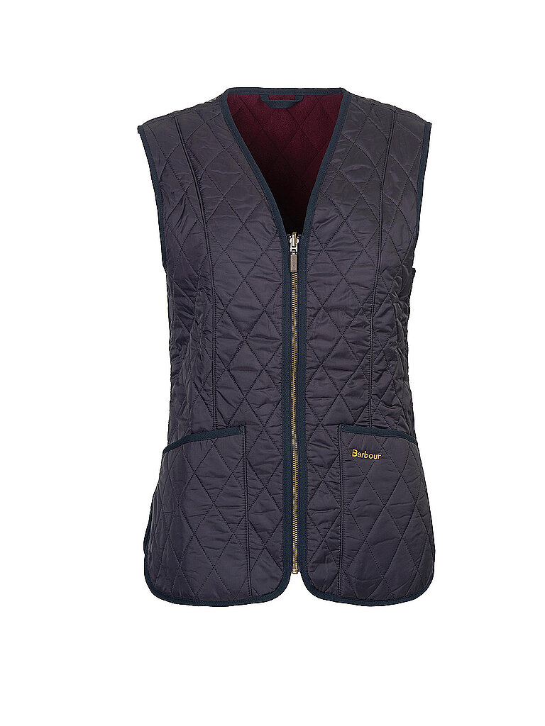 BARBOUR Steppgilet FLEECE BETTY dunkelblau | 36 von Barbour