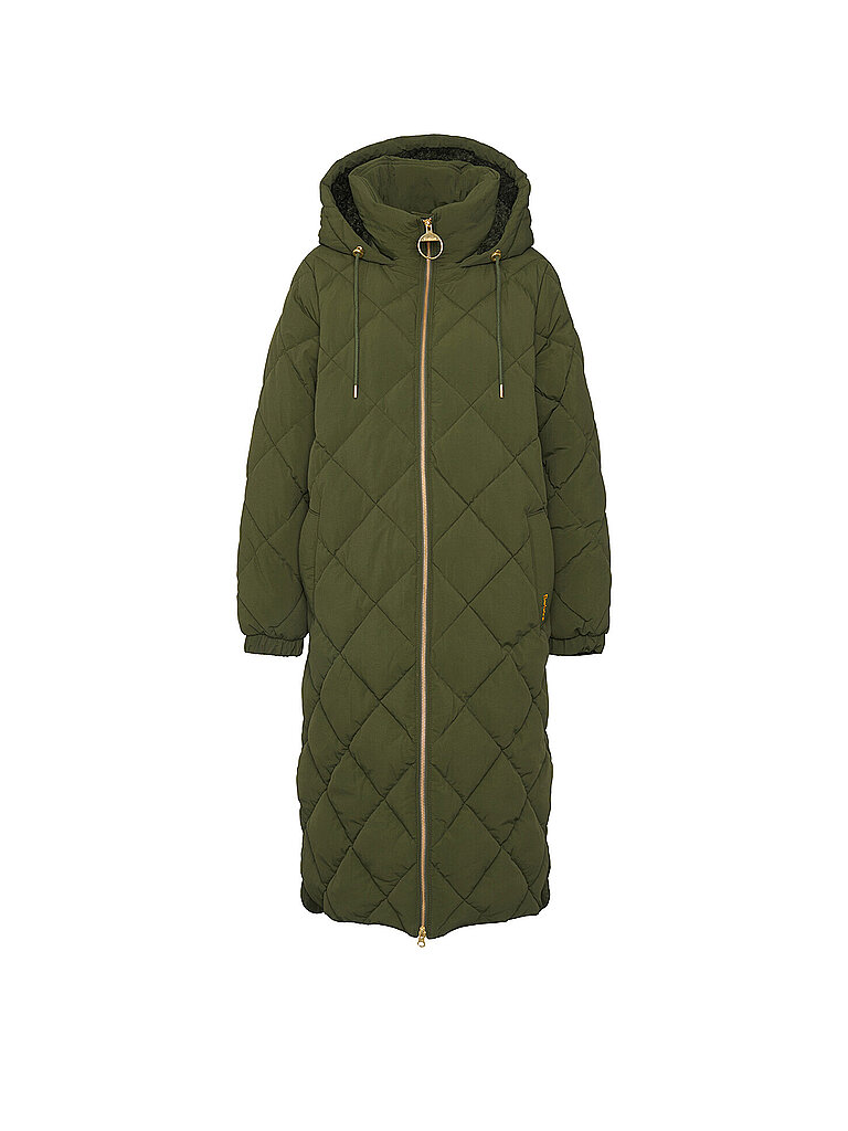 BARBOUR Steppmantel KIRKTON olive | 36 von Barbour