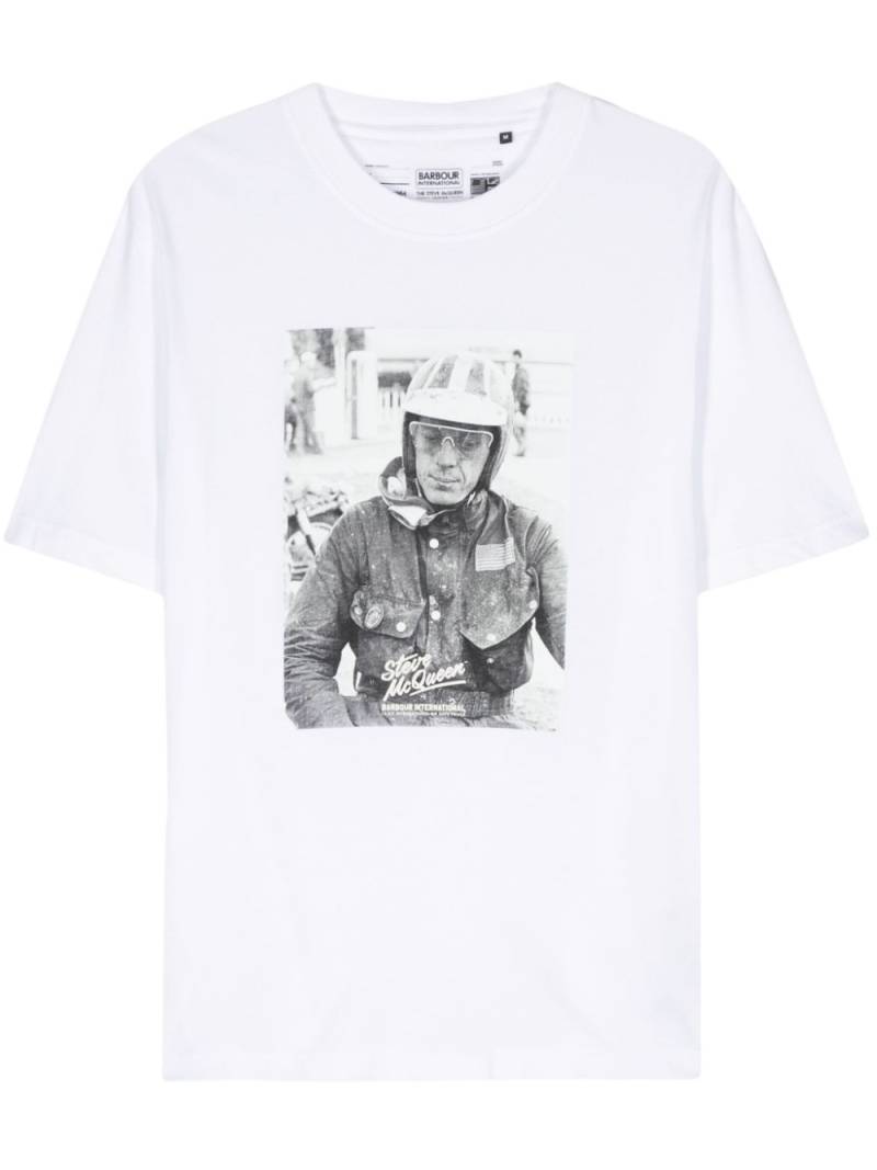 Barbour B.Intl Keystone graphic-print T-shirt - White von Barbour