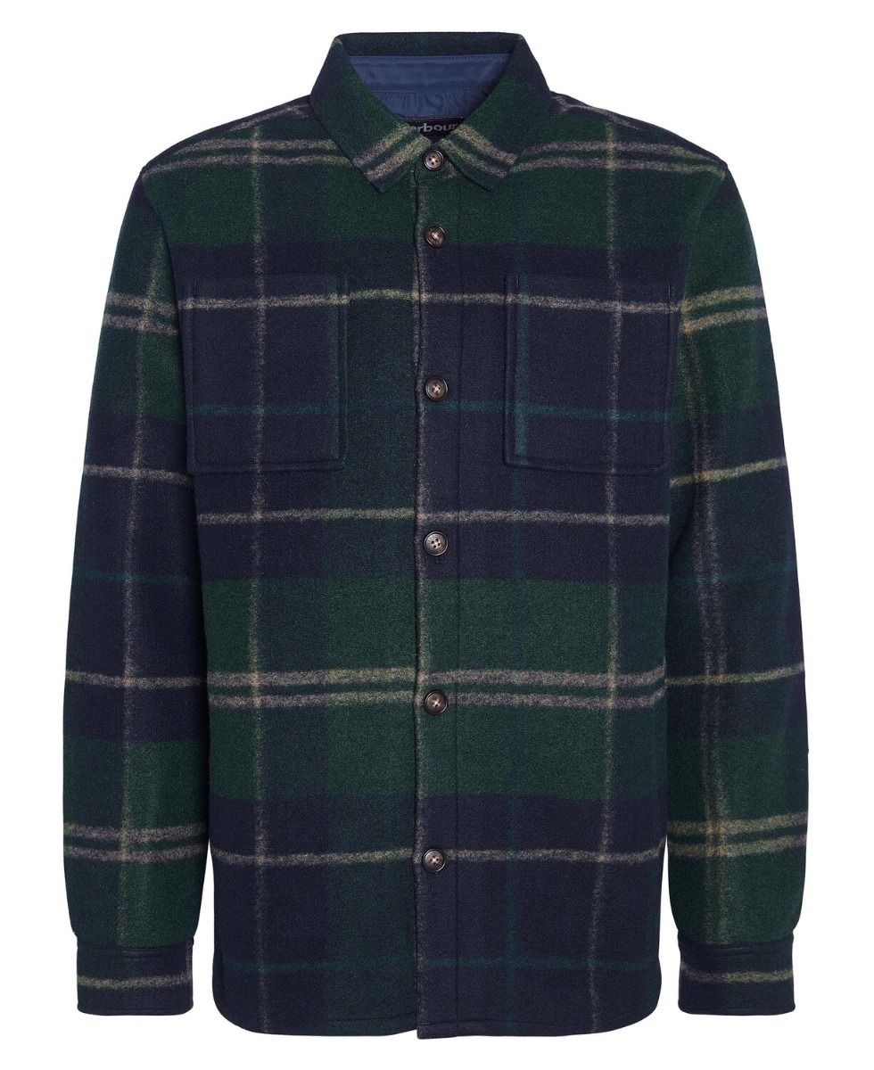 Barbour Chapter Tailored Check Overshirt-M M von Barbour