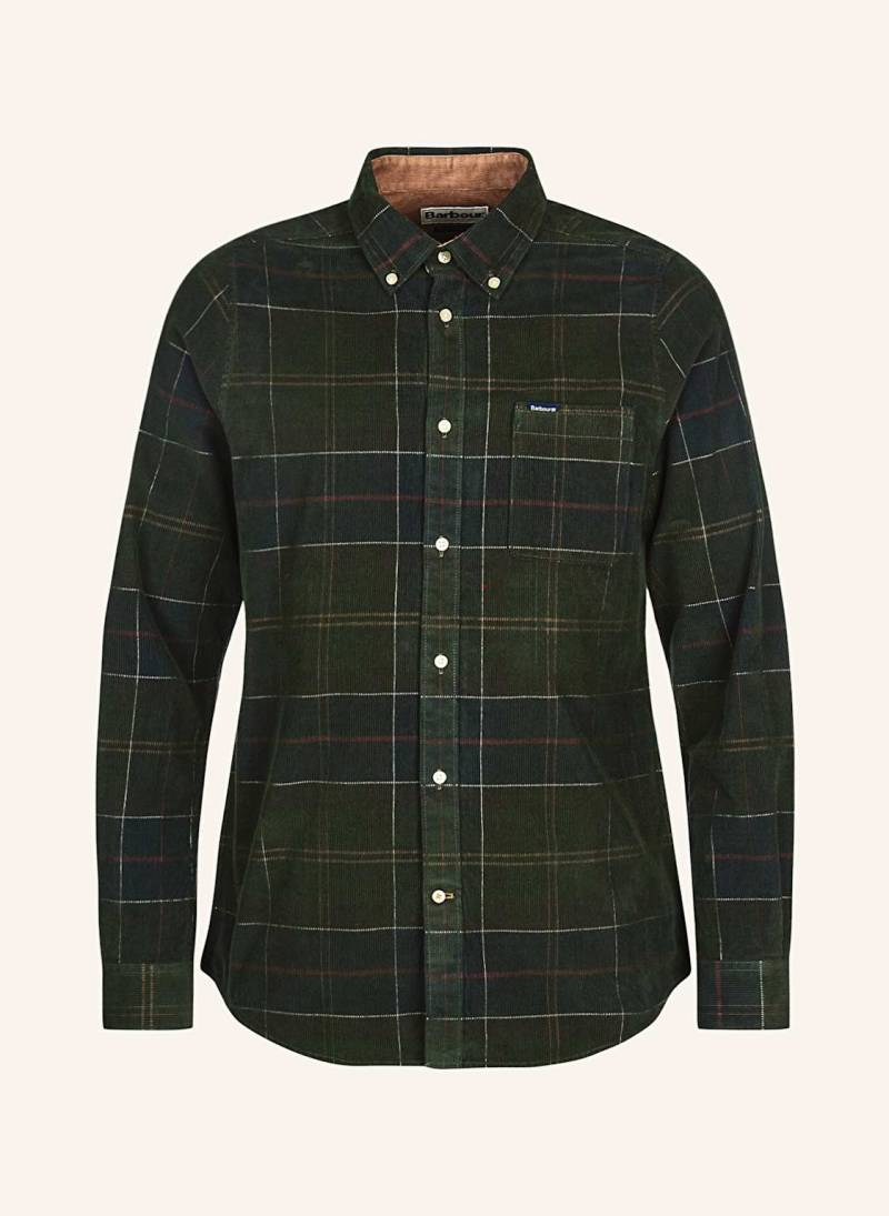 Barbour Cordhemd Blair Tailored Fit gruen von Barbour