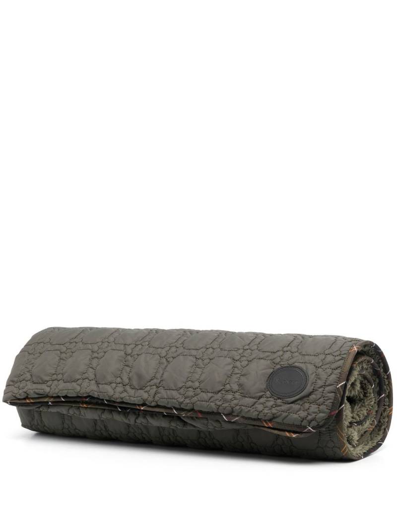 Barbour Dog Bone quilted blanket - Green von Barbour