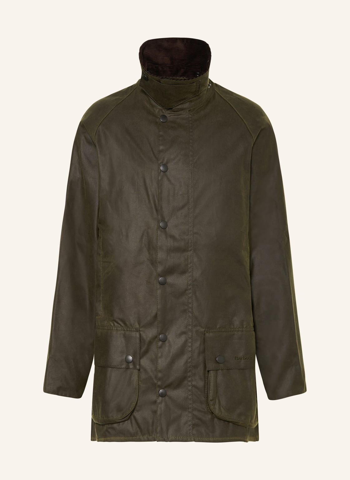 Barbour Fieldjacket Beaufort Wax gruen von Barbour