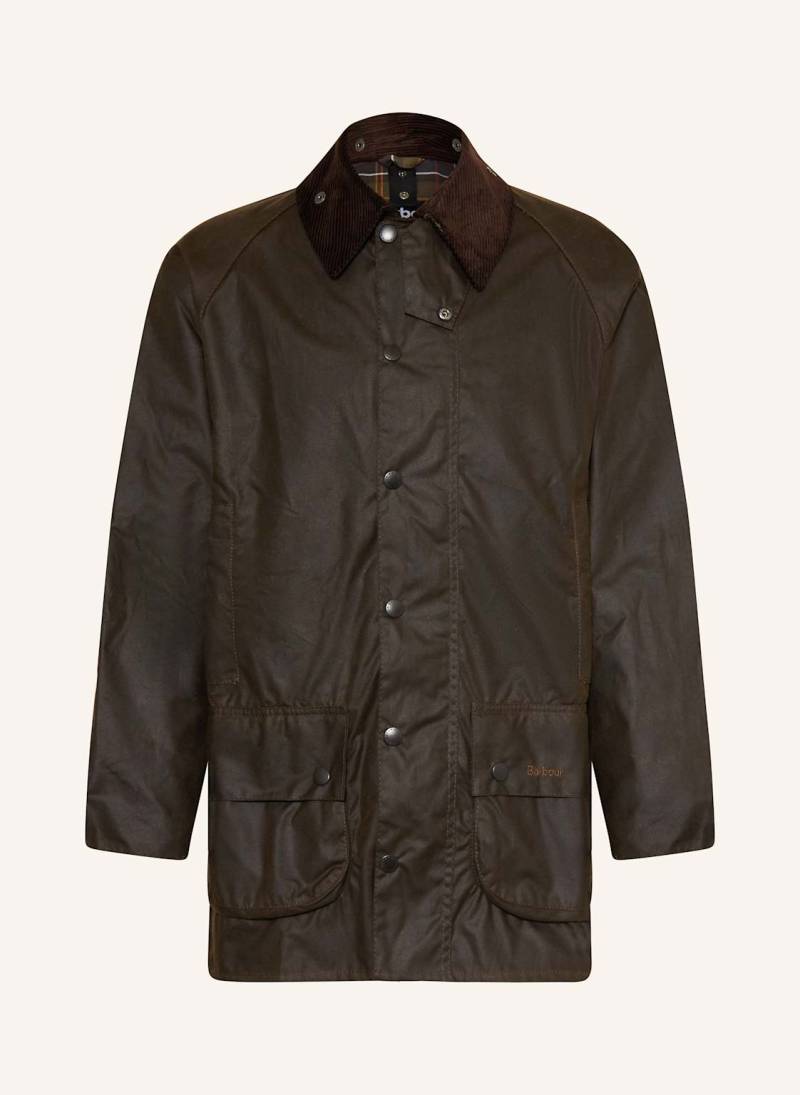 Barbour Fieldjacket Beaufort Wax gruen von Barbour