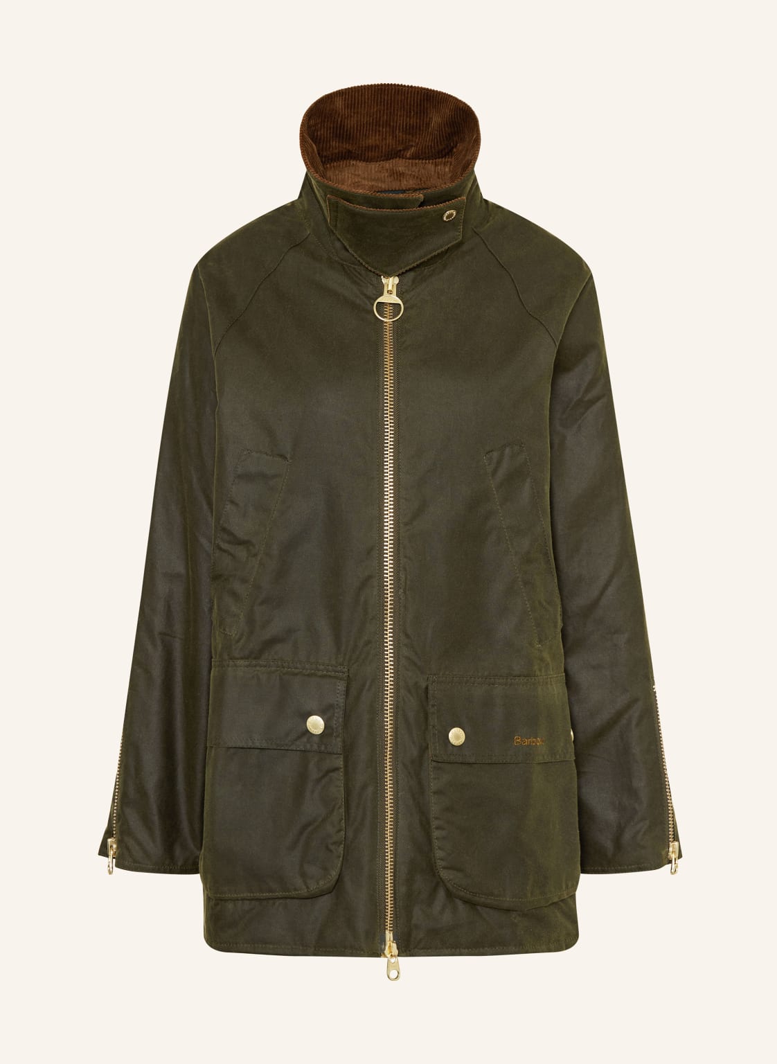 Barbour Fieldjacket Esther Wax gruen von Barbour