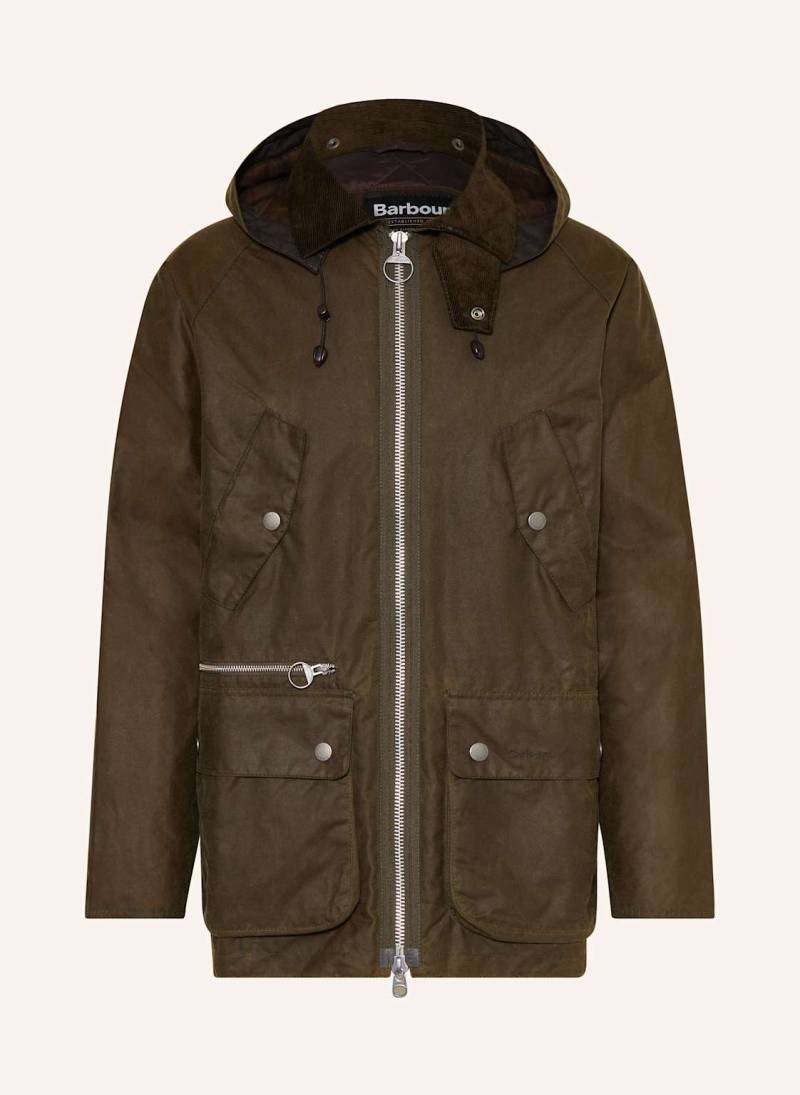 Barbour Fieldjacket Re-Engineered Beaufort Mit Abnehmbarer Kapuze braun von Barbour